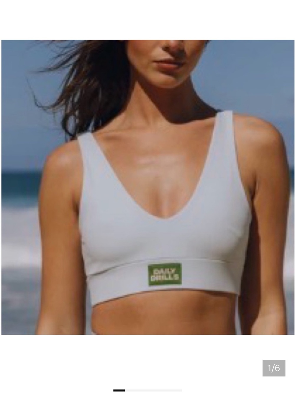 Daily Drills Lake Day V-Neck Crop Sports Bra And Leggings Set